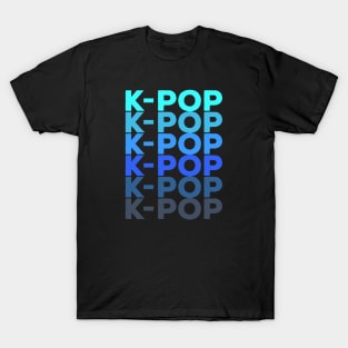 K-POP blue repetition from WhatTheKpop T-Shirt